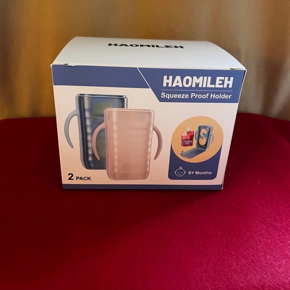 Haomileh Adjustable Squeeze Proof Pouch Holders